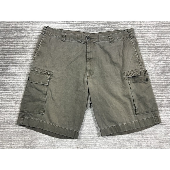 Nautica Shorts Mens‎ 42W Green Cargo Relax Fit 100% Cotton Outdoor - Picture 1 of 13
